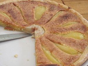 tarte poire creme amande